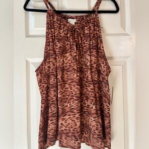 Torrid Animal Print Sleeveless Top